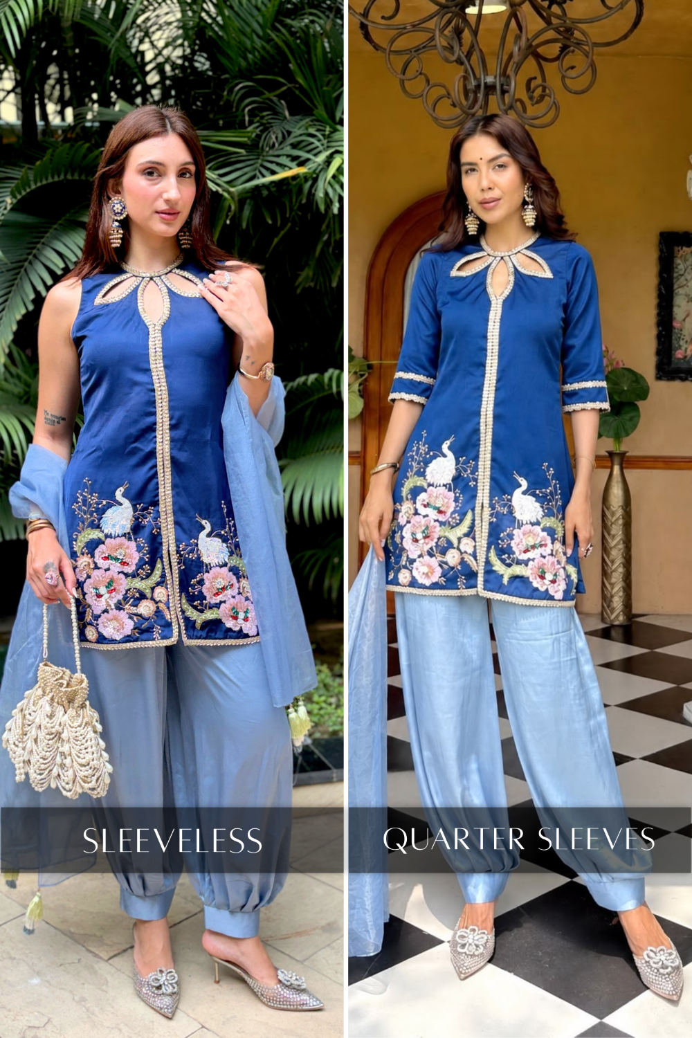 Gulzaar Blue Suit with Dupatta