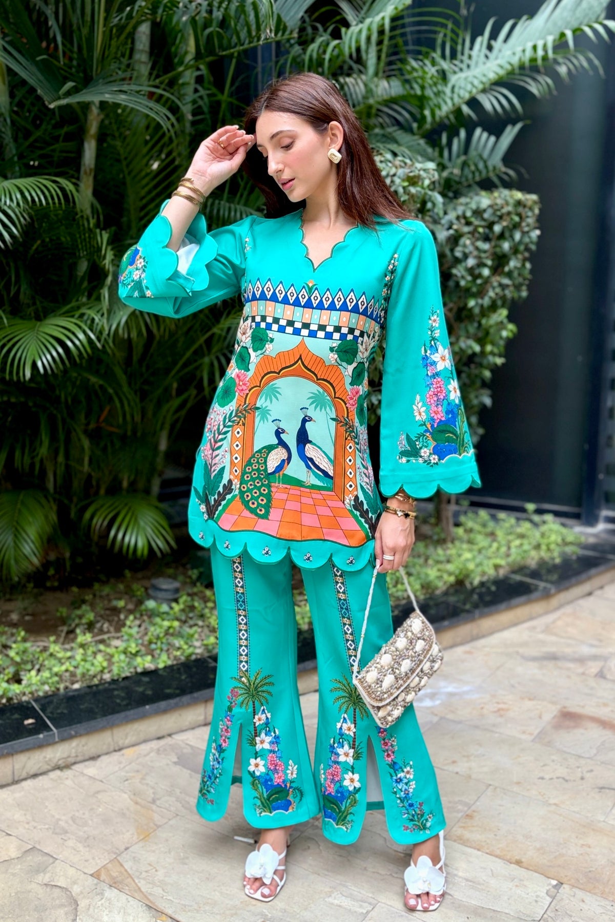 Lagoon Scalloped Coord Set