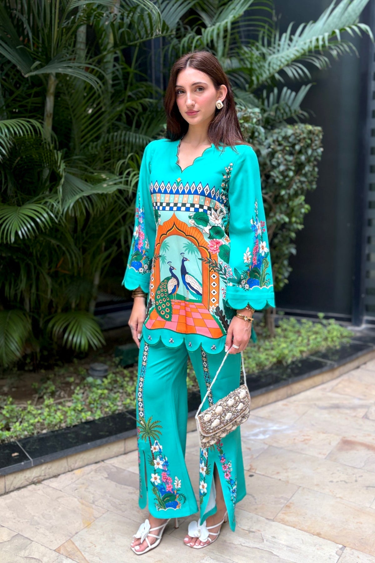 Lagoon Scalloped Coord Set